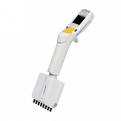 Дозатор электронный 8-канальный Eppendorf Xplorer® переменного объема 5-100 мкл, желтый (Арт. 4861000120)