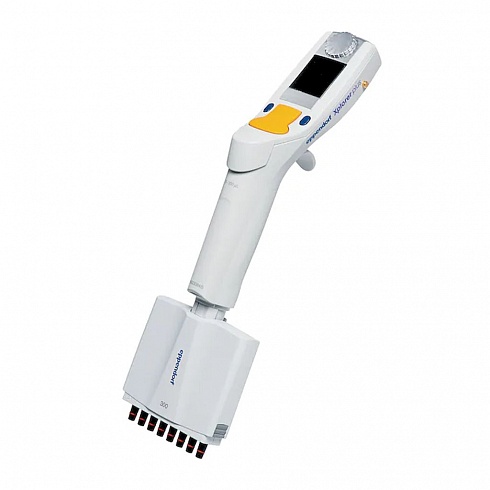 Дозатор электронный 8-канальный Eppendorf Xplorer® plus переменного объема 15-300 мкл, оранжевый (Арт. 4861000805)